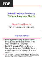 NLP - N-Gram Language Model