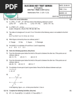 Class 9 E Unit T-1 Math-2 Q