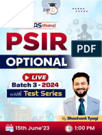 PSIR Optional Batch 3 2024 Brochure - 1685711491