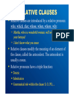 Relative Clauses