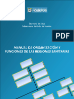 MANUAL DE ORGANIZACION Y FUNCIONES DE LAS REGIONES SANITARIAS Jun12