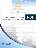 Reglamento Organización y Funciones ROF-nivel Central