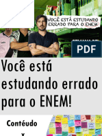 Live Você Está Estudando Errado para o Enem