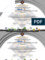 Faculties Certificates Rxii