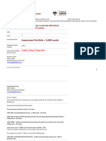 Assessment Brief Strategic Leadership Skills 2024