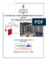 Handbook On Automatic Fire Suppression System For Signalling Installation