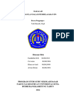 Makalah Keunggulan Dalam Pembelajaran Ips Kelompok 4