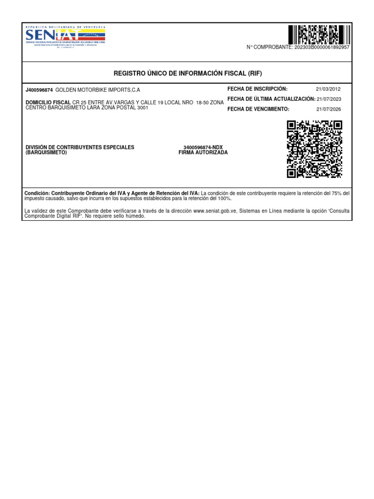 RIF DE BERA LA 25 GOLDEN Renovado 2026 | PDF