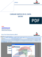 Como Cargar El Data Entry y Envíos de Archivo Ult