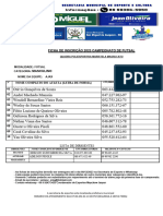 Ficha de Inscrição AJAX