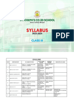 Syllabus Class III