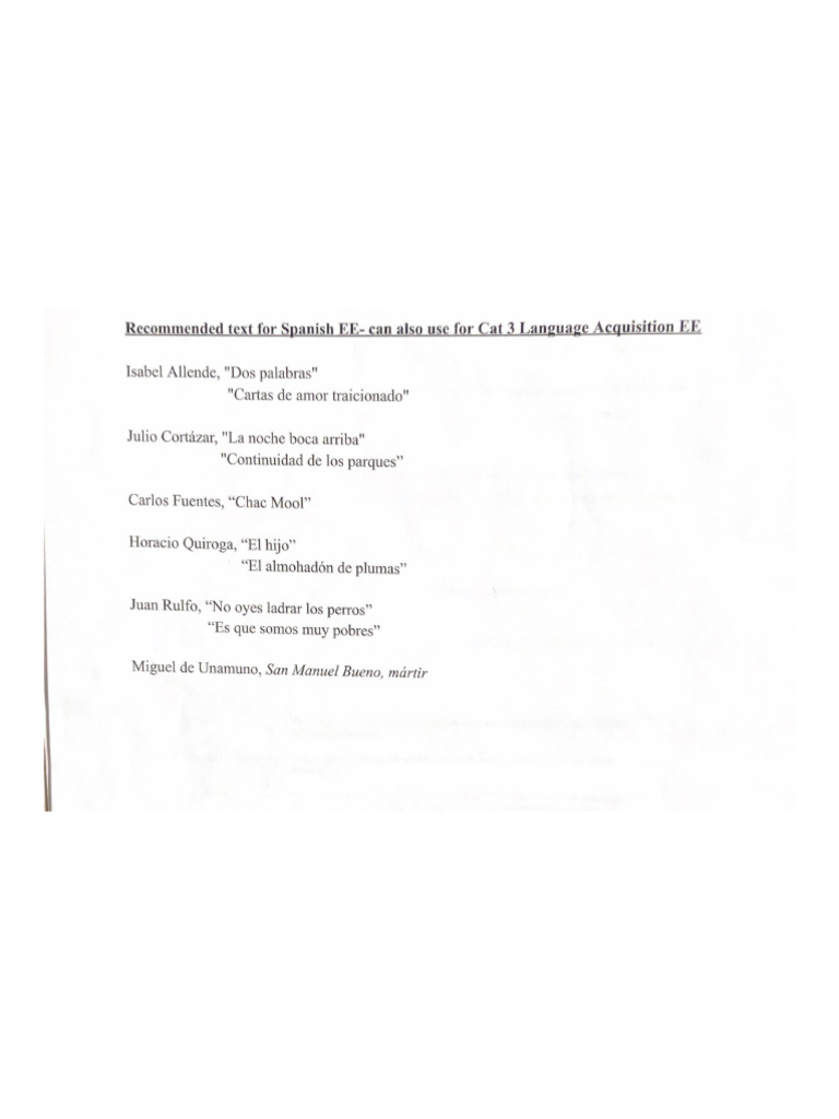 Recommended Text For Spanish EE - Can Also Use For Cat 3 Language ...