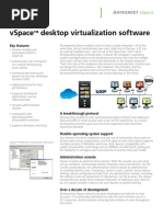 Datasheet Vspace