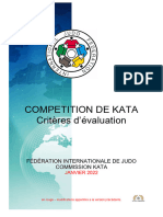 Kata - Competition - Criteria - For Compétition 2017