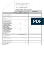 Evaluación Diagnóstica