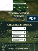 Chapter 1 Introduction To Environmental Science (Group 1)