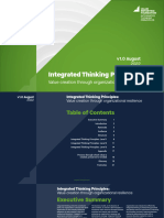 Integrated Thinking Principles