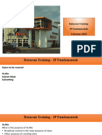 Knowledge Transfer - Datacom IP Fundamentals