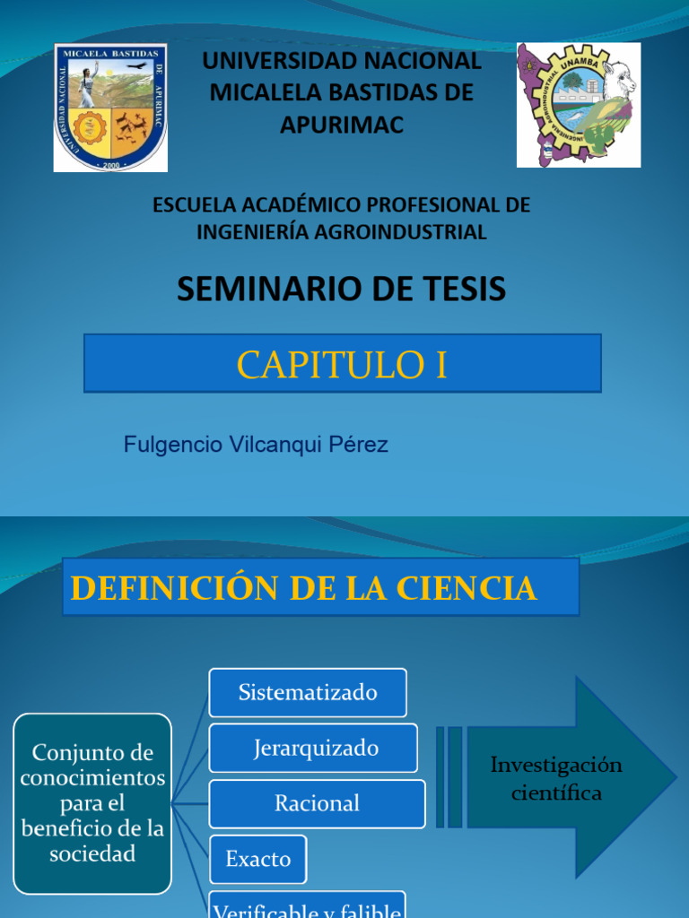Seminario De Tesis Pdf Science Método Científico