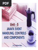 Unit-5 JAVA FX Programming