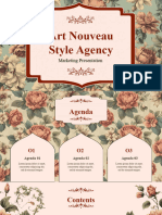 Art Nouveau Style Agency Presentation