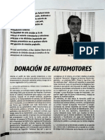 Donacion de Automotores