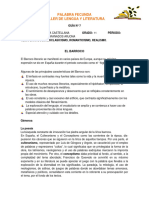 Guía N°7 Literatura Del Barroco, Neoclasicismo, Romanticismo y Realismo Grado 11