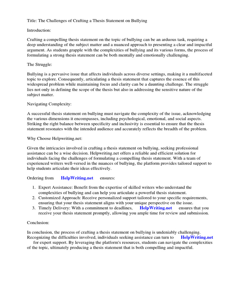 whats-a-good-thesis-statement-for-bullying-pdf-bullying-cyberbullying