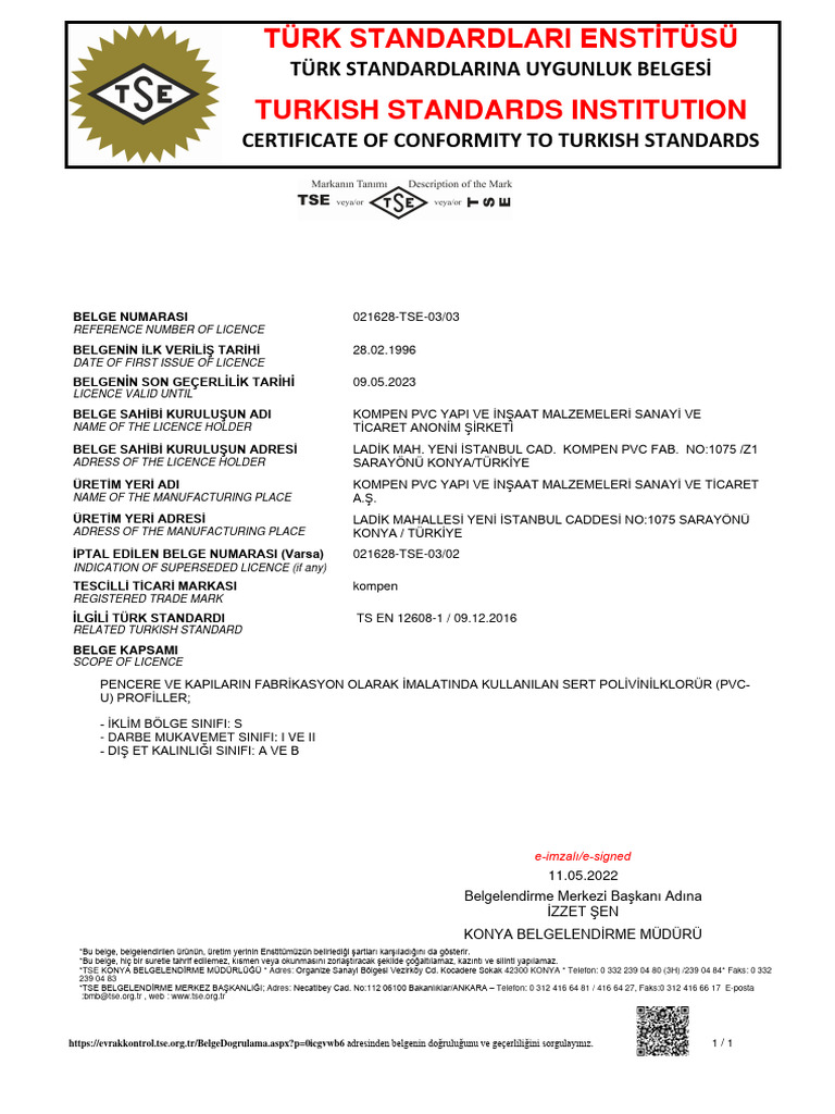 Profil Tse | PDF