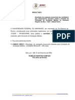 Resultado Da Avaliacao Presencial PCD Chamada Regular Sisu 2024