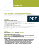 Indicaciones de Proyecto - Fase II Teo