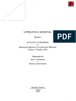 Literatura Medieval: (Lisboa, 1-5 Outubro 1991)