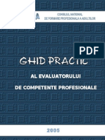 Ghidul Evaluatorului de Competente Profesionale