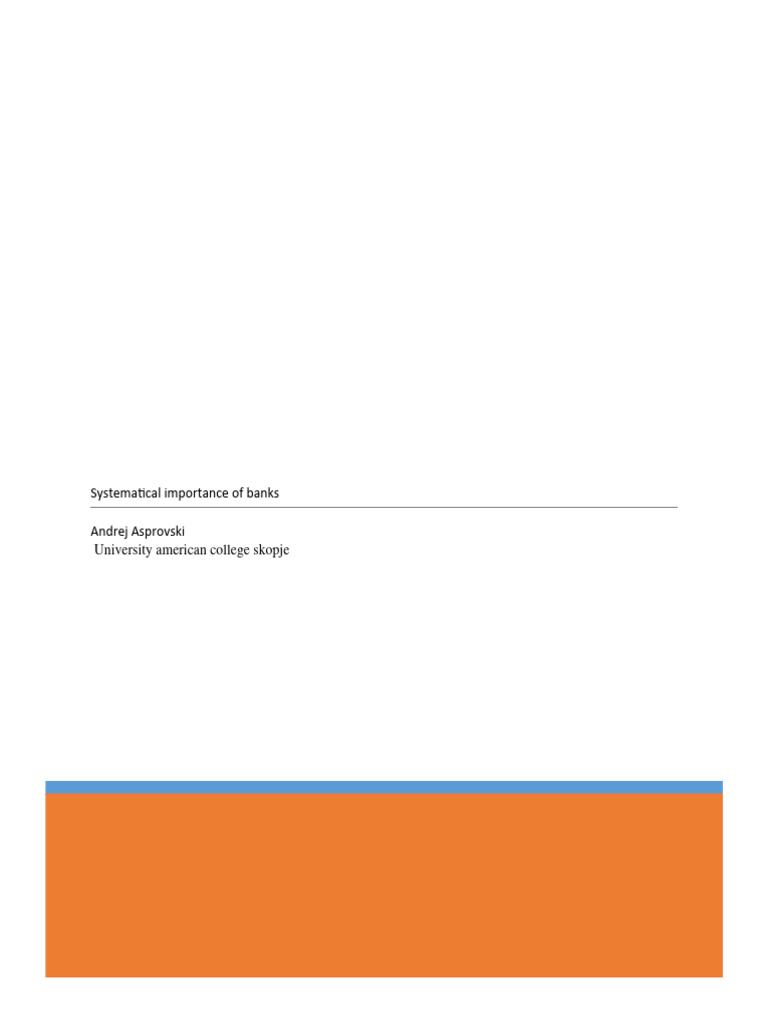 Systematical importance of banks download free pdf systemically