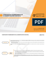 Composición y Nombramiento de La Administración Concursal .