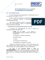 Apostila 02 - Do Condenado e Do Internado - Da Classificação