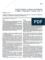 Compensated Friction-Pile Foundation To Reduce The Seulement of Buildings On The Highly Compressible Volcanic Clay of Mexico City