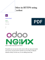 Running Odoo in HTTPS using Nginx