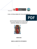 Reglamento Interno de La Iep Nuestra Señora de Guadalupe 2024