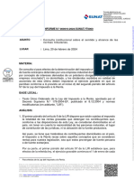 Consulta Institucional Sobre El Sentido y Alcance de Las Normas Tributarias. Lima, 20 de Febrero de 2024