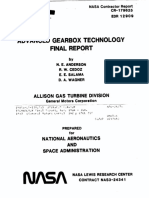 Advanced Gearbox Technology Final Report: Allison Gas Turbine Division
