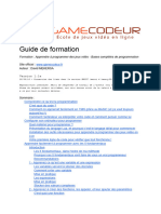 Guide formation Programmation v1.1a