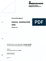 Rohde Schwarz Smk Signal Generator 10hz-140mhz Am-fm Synthesizer s1 Sm