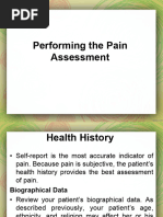 Performing Pain Assessment