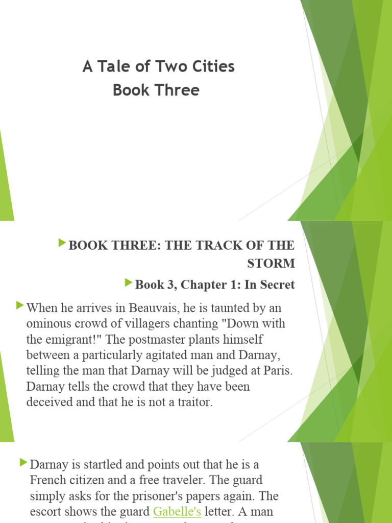 Book 3 Summary: A Tale of Two Cities | PDF | A Tale Of Two Cities