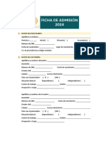 Ficha de Inscripción