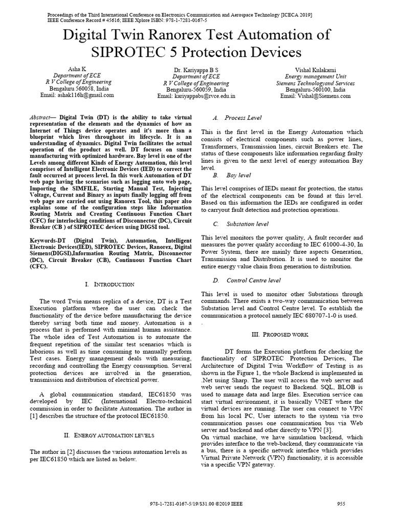 Digsi 5 Digital Twin Pdf Virtual Private Network Automation