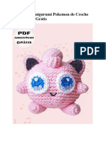 Jigglypuff Amigurumi Pokemon de Croche PDF Receita Gratis