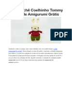 PDF Croche Coelhinho Tommy Receita de Amigurumi Gratis