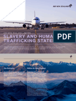 Air New Zealand Modern Slavery Act Statement 2022